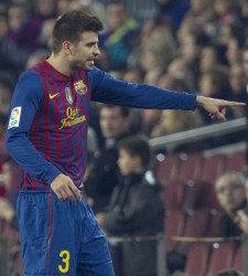 Gerard Piqué, del Barcelona