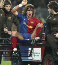 Puyol serán baja por lesión ante el Leverkusen