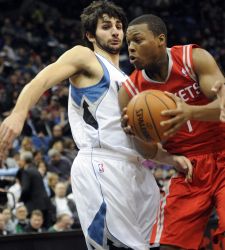 Las 12 asistencias de <b>Ricky</b> Rubio no vale a Minenesota para ganar a los Rockets (92-107)