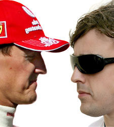 Schumacher ve a <b>Fernando Alonso</b> como el piloto más fuerte de la Fórmula 1