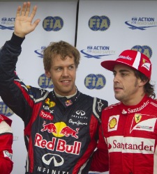 Vettel y Alonso