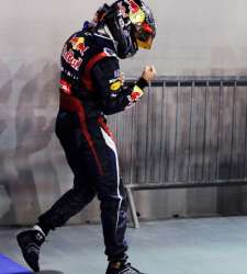 <b>Vettel</b>, feliz por salir de un Gran Premio donde "no hay espacio para errores"