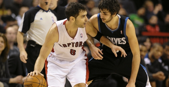 <b>Calderón</b> y su buena defensa anula a Ricky Rubio y Toronto tumba a Minnesota (97-87)