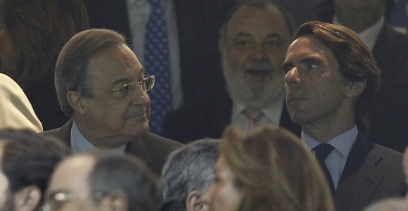 El palco más político del Bernabéu: Aznar lidera una nutrida comitiva del PP