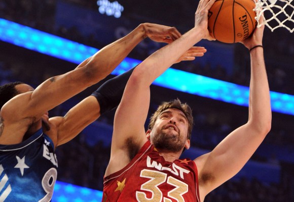 Marc consigue cuatro puntos en un <b>All Star</b> dominado por Bryant y Durant y el Oeste
