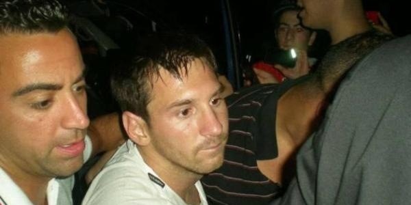 Messi y Xavi