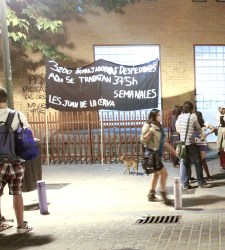Huelga de profesores.