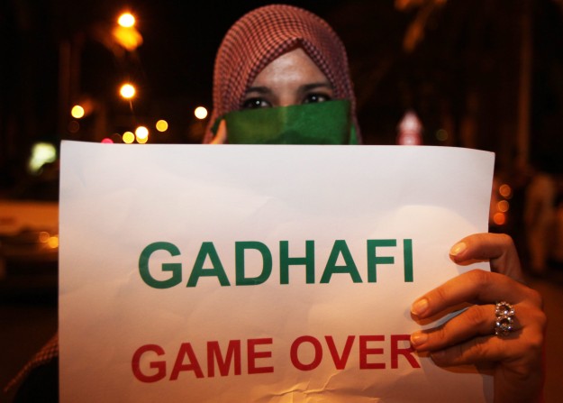 Revueltas contra Gadafi en Libia