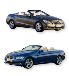 BMW 335i cabrio o Mercedes E 350 CDI: ¿tabla de surf o velero?