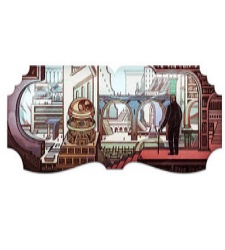 Homenaje de Google a Borges por su 112 cumpleaños.