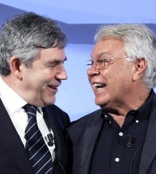 Felipe González y Gordown Brown