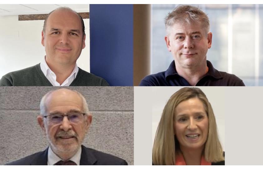 Roberto Giner, CEO de Octopus Energy España; Greg Jackson, CEO y fundador de Octopus Energy;  Miguel Angel Feito, presidente de OCU, y Esther Rodri?guez Uceda, directora de OCU
