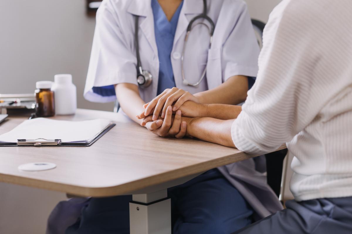 Paciente en una consulta médica | Foto de 123RF/armmypicca