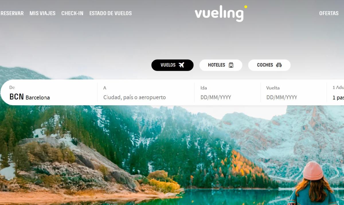La web de Vueling