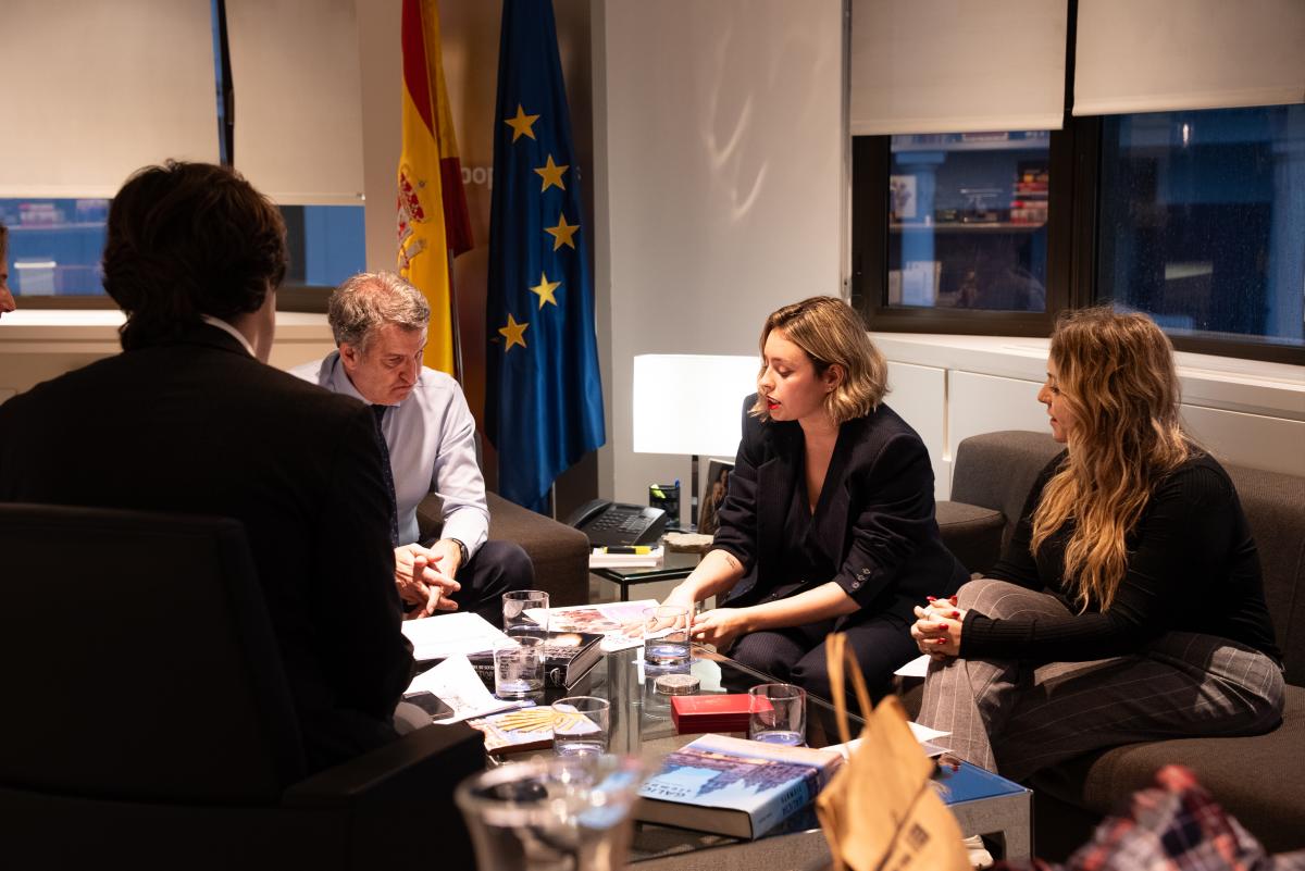 Reunión de Feijóo con Talento para el Futuro | Foto de Talento para el Futuro