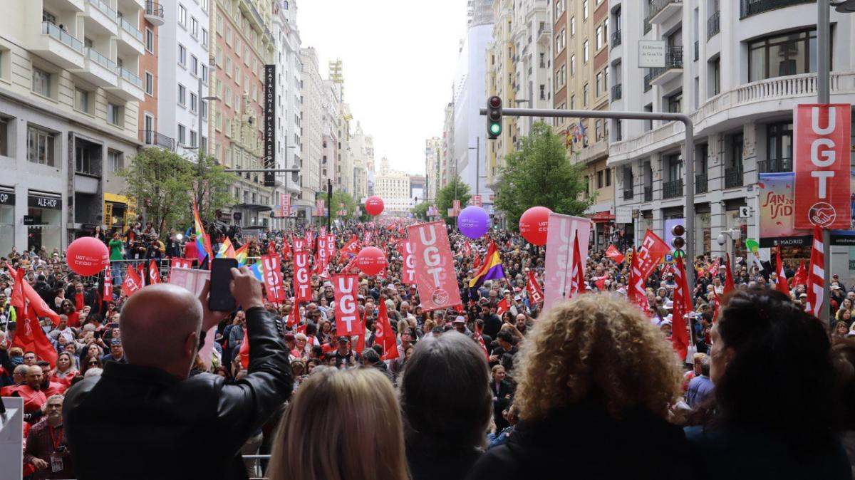 Manifestación en Madrid | Foto de CCOO