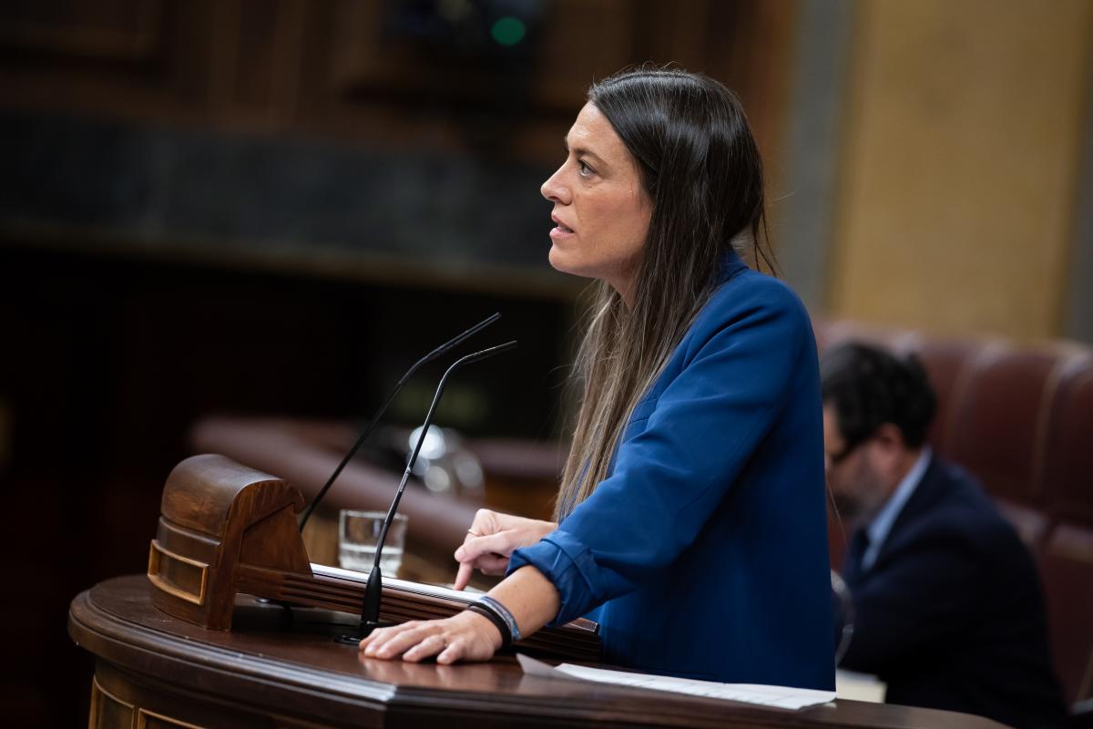 Miriam Nogueras en el Congreso | Foto del Congreso de los Diputados