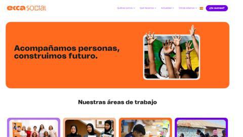 Imagen de la página web de Fundación Ecca Social | Foto de Inserta Empleo