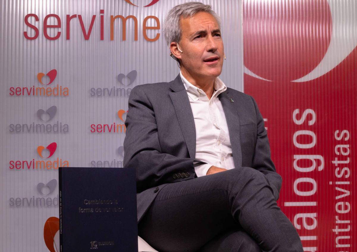 Alejandro Oñoro, durante la entrevista | Foto de Servimedia