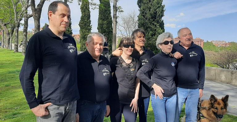Los integrantes de La Leyenda, grupo compuesto íntegramente por músicos ciegos o con discapacidad visual | Foto de ONCE