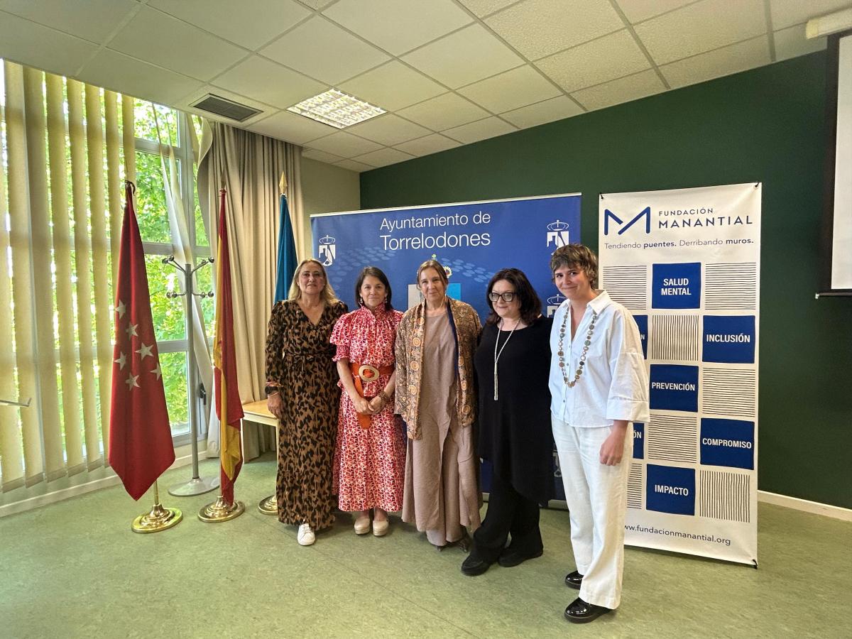 Presentación de los resultados con la alcaldesa de Torrelodones | Foto de Fundación Manantial