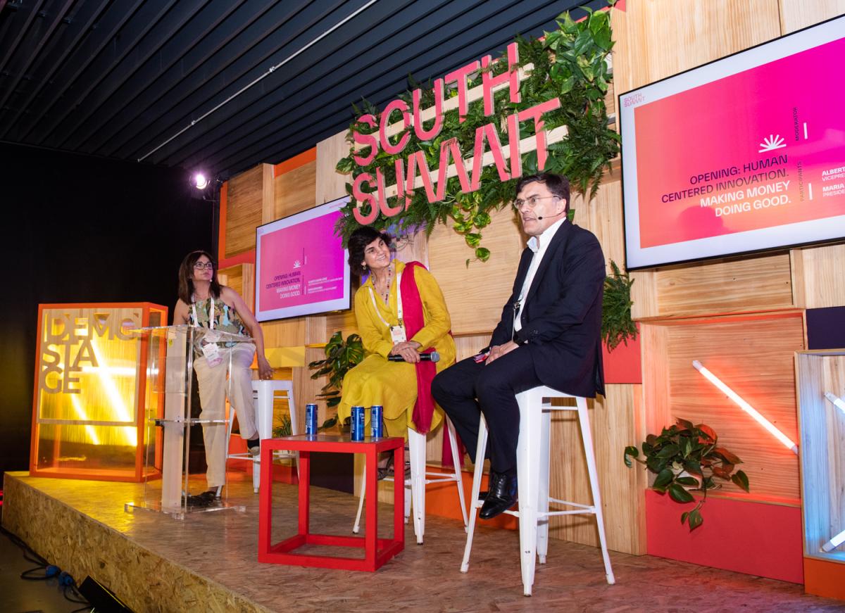 Foto de la jornada de Fundación ONCE en la pasada edición del South Summit