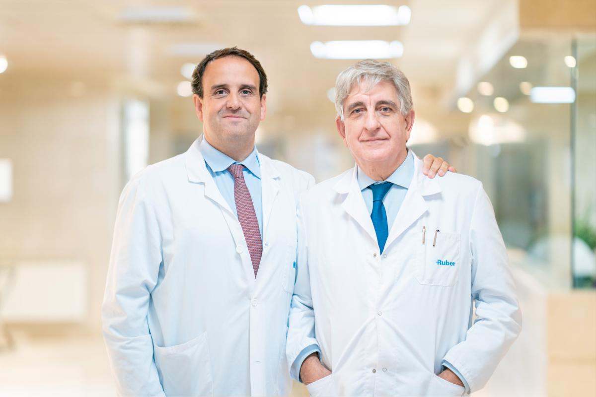 Los doctores M. Salamanca y Allona | Foto del Hospital Ruber Internacional