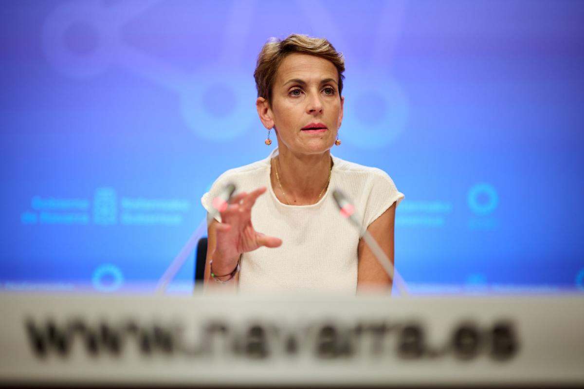 María Chivite | Foto del Gobierno de Navarra