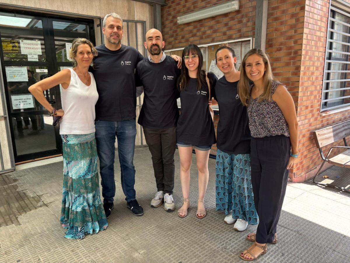 Voluntarios de Angelini Pharma durante la 6ª Jornada de Voluntariado junto a Banco Farmacéutico