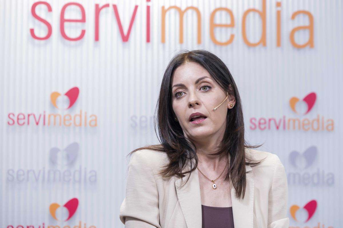 Lola Moreno, en Servimedia | Foto de Jorge Villa