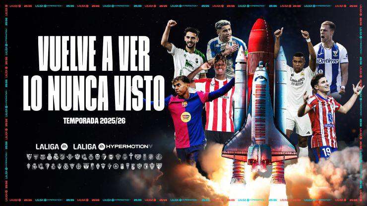 Cartel promocional de la competición de fútbol en España | Foto de LALIGA